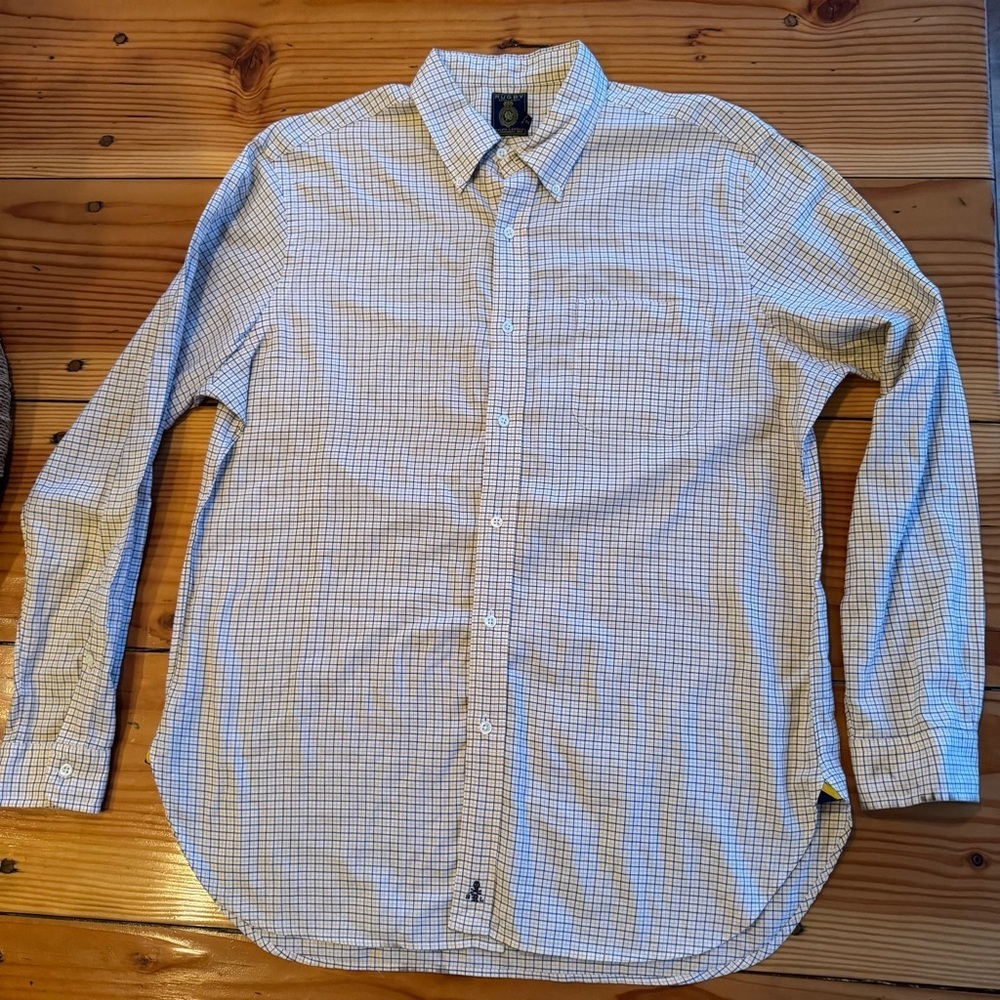 Men's Checkered Shirt RRL Ralph Lauren Rugby Buttondown - Picture 2 of 6